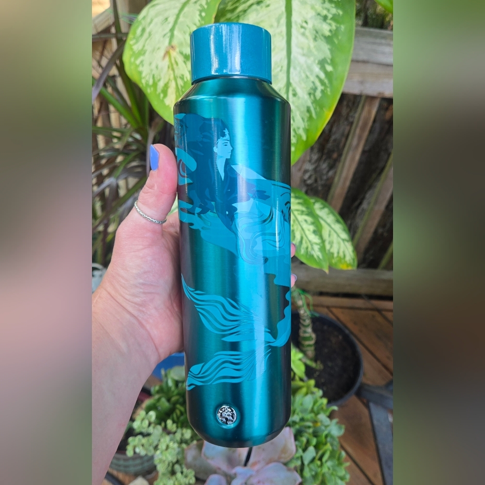 Starbucks Teal "Siren" Green Vacuum Insulated Stainless Steel Tumbler- 20oz